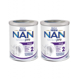 Nestle NAN EXPERT pro HA 2 Гипоаллергенное молоко Next для детей от 6 месяцев - 2 x 800 г 