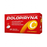 Polopiryna C, 0,5 г + 0,2 г, Полопирин 10 шипучих таблеток                                                     