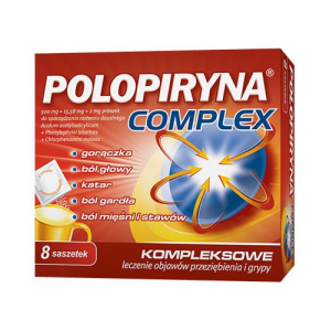 Polopiryna Complex,Полопирин Комплекс, 8 пакетиков