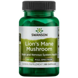 Swanson,Full Spectrum Lions Mane Гриб, 500 мг, 60 капсул