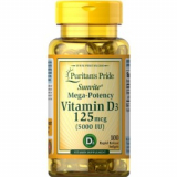 Healthy Origins, витамин D3 5000IU, 120 капсул