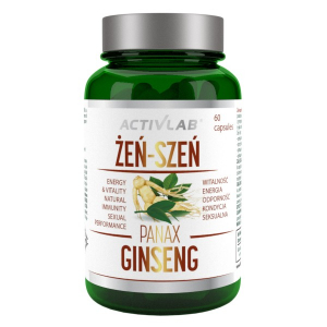 Activlab Pharma Ginseng, Женьшень, 60 капсул