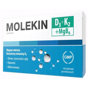 Molekin, Molekin D3 + K2 + MgB6, 60 таблеток*****