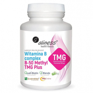 Aliness Vitamin B Complex B-50 Methyl TMG Plus, 100 капсул