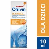 Otrivin,Отривин детский 0,5 мг/мл, от 2 до 11 лет, спрей назальный, 10 мл