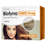 Activlab Pharma Biotyna Forte 10 мг, 30 таблеток