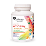 Витамины и минералы Aliness 100%, 120 таблеток