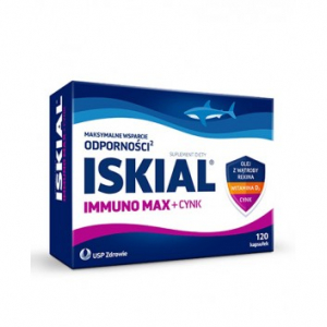 Iskial Immuno Max + Zinc, для детей старше 6 лет и взрослых, 120 капсул,   популярные