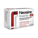 Neosine Plus 500 мг + 3,125 мг, Неосин Плюс, 50 таблеток