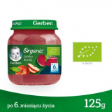 Gerber Organic Dessert, яблоко, свекла, с 6 месяцев, 125 г