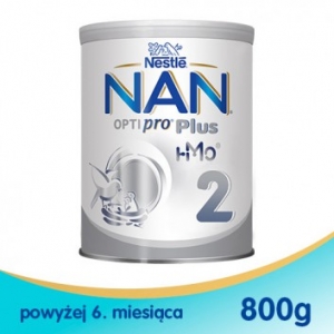 Молочко Nestle NAN OPTIPRO Plus 2 HM-O для грудных детей старше 6 месяцев - 800 г 