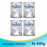 Молоко Nestle NAN OPTIPRO Plus 2 HM-O для грудных детей старше 6 месяцев - 4 x 800 г (банка)