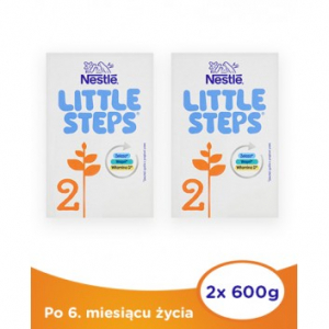 Nestle LITTLE STEPS 2 Последующее молоко для младенцев старше 6 месяцев - 2 x 600 г 