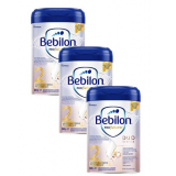 Bebilon 2 Profutura Duo Biotik, 3 x 800 г + MUSTELA MATERNITE Сыворотка от растяжек, без запаха, 45 мл