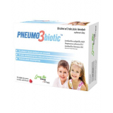 Green Bio Pneumo 3 Biotic со вкусом малины, 32 таблетки для рассасывания   новинки