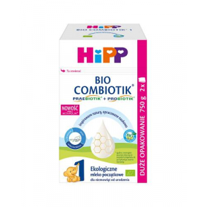 HiPP 1 Bio Combiotik, органическое детское молоко, с рождения, 750 г