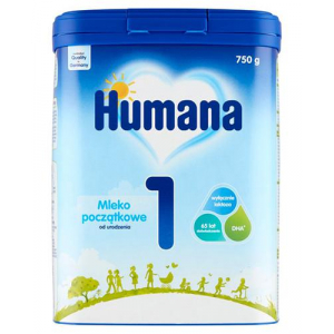 Humana 1, стартовое молоко, с рождения, 750 г