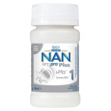 Nestle NAN Optipro Plus 1 HM-O, готовое к употреблению детское молоко с рождения, 90 мл