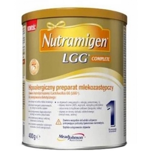 Nutramigen 1 LGG Complete,Нутрамиген гипоаллергенный заменитель молока, с рождения, 400 г