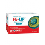 Fe-Lip, липосомальное железо 7 мг, ароматизатор клубники, оральный гель, 5 г x 30 пакетиков   новинки