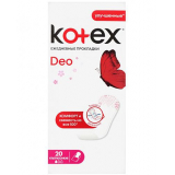 Ежедневные прокладки Kotex Deo Ultra Slim, 20 шт  новинки