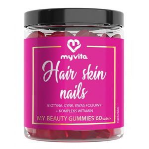 MyVita Gummies натуральные волосы, кожа, ногти, 60 капсул   новинки