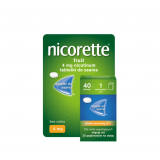 Nicorette Fruit, Никоретте Фрут 4 мг, 40 леденцов Nicorette Fruit, Никоретте Фрут 4 мг, 40 леденцов