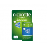 Nicorette Coolmint, Никоретте Кулминт 2 мг, 40 леденцов Nicorette Coolmint, Никоретте Кулминт 2 мг, 40 леденцов