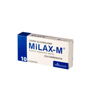 Milax, Милакс-М 2500 мг, суппозитории глицериновые для взрослых, 10 шт. Milax, Милакс-М 2500 мг, суппозитории глицериновые для взрослых, 10 шт.