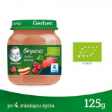 Gerber Organic, Десерт, малиновое яблоко, после 4 месяцев, 125 г популярные