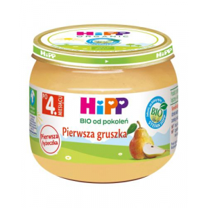 HiPP Organic Fruit Первая груша, после 4 месяцев, 80 г