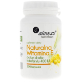  Натуральный витамин Е 400IU, 100 капсул