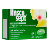 Hascosept Хаскосепт со вкусом мяты - 24 пастилки Лекарство от боли в горле