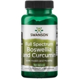  Полный спектр Boswellia и куркумин, SWANSON, 60 kапсул