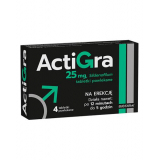 Actigra 25 мг, 4 таблетки,    новинки