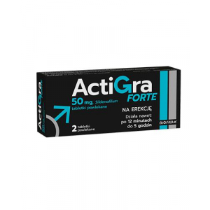 Actigra Forte 50 мг, 2 таблетки,   новинки