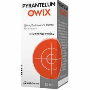 Pyrantelum OWIX, 250 мг/5 мл,(Пирантел) суспензия для приема внутрь, 15 мл  новинки