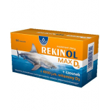 Rekinol Max D3, масло печени акулы, 60 kапсул