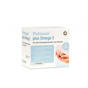Fetusan Plus Omega -3, Фетусан плюс Омега-3, 72 капсулы