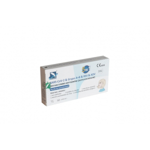 Deepblue, комбинированный набор антигенов 5-в-1, SARS-CoV-2 и грипп A/B, RSV и ADV, диагностический тест на 5 вирусов, 1 шт.  новинки  