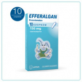 Efferalgan, Эффералган 150 мг, суппозитории ректальные, 10 шт.