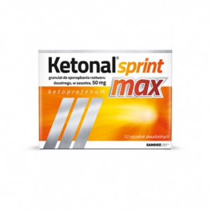 Ketonal Sprint Max, Кетонал Спринт Макс, 12 пакетиков*****