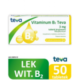 Vitamin B2 Teva 3мг (Витамин В2 Тева, 3мг),  50 таблеток                                                     Выбор фармацевта