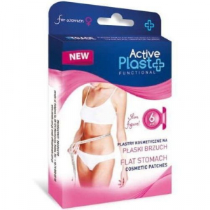 ActivePlast Functional, пластыри косметические для плоского живота, 6 шт.   ХИТ