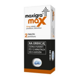 Maxigra Max 50 мг, 2 таблетки, покрытые пленочной оболочкой          новинки