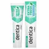Dentica, зубная паста, ароматизатор мяты, Extra Fresh, 100 мл           новинки