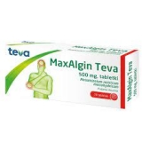 MaxAlgin Teva, МаксАлгин Тева 500 мг, 20 таблеток