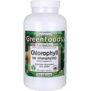 Swanson Green Foods Chlorophyll, Хлорофилл, 300 капсул