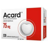 Acard 75 мг, 120 таблеток