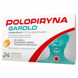 Polopiryna Throat 8,75 мг, ароматизатор апельсина, 24 пастилки   новинки